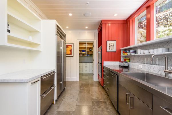 Interior, Kitchen, Recessed Lighting, Stainless Steel Appliances