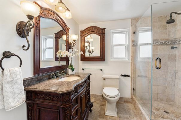 Bathroom, Glass Shower, Interior