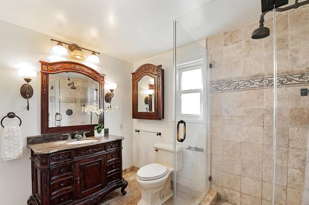 Bathroom, Glass Shower, Interior