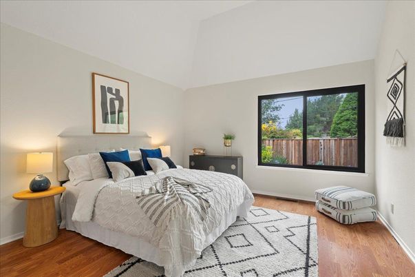 Bedroom, Interior, Wood Texture Flooring