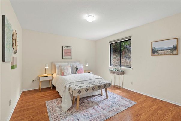 Bedroom, Interior, Wood Texture Flooring
