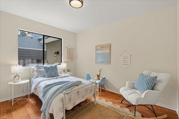 Bedroom, Interior, Wood Texture Flooring