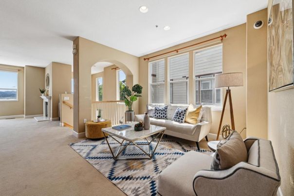 Interior, Living room, Recessed Lighting