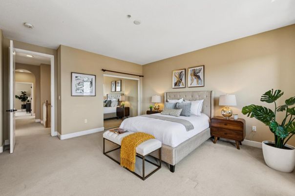 Bedroom, Interior, Recessed Lighting