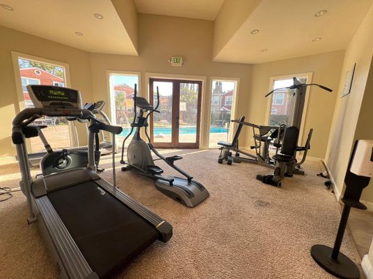 Fitness Equipment, Interior, Recessed Lighting