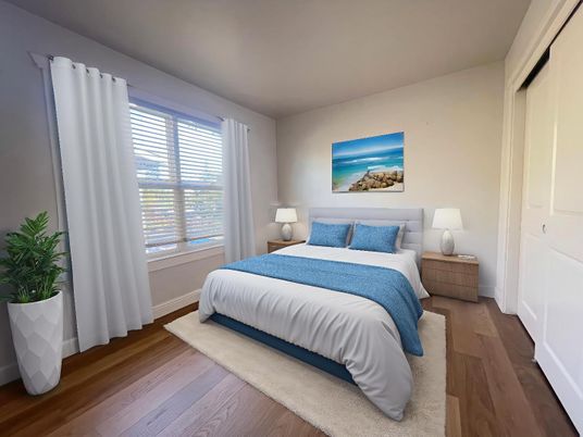 Bedroom, Interior, Wood Texture Flooring