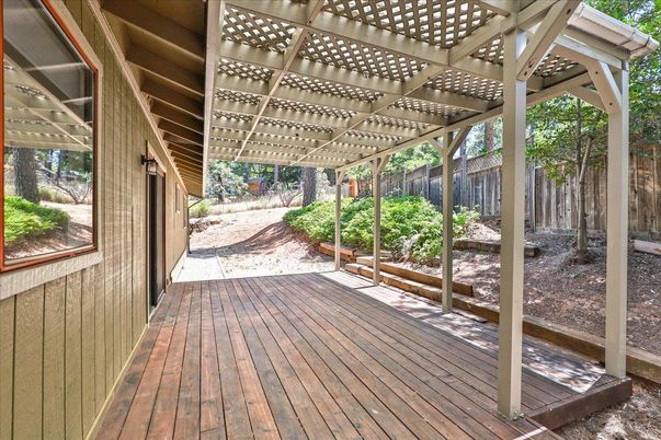 Exterior, Wood Texture Flooring
