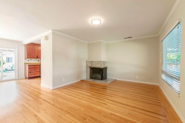 Empty room, Fireplace, Interior, Wood Texture Flooring