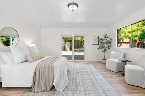 Bedroom, Interior, Wood Texture Flooring