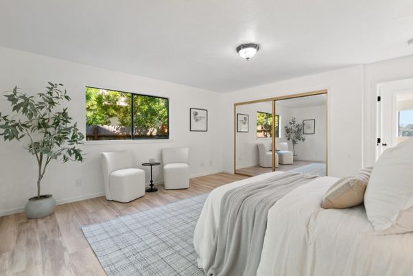 Bedroom, Interior, Wood Texture Flooring