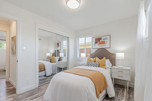Bedroom, Interior, Wood Texture Flooring
