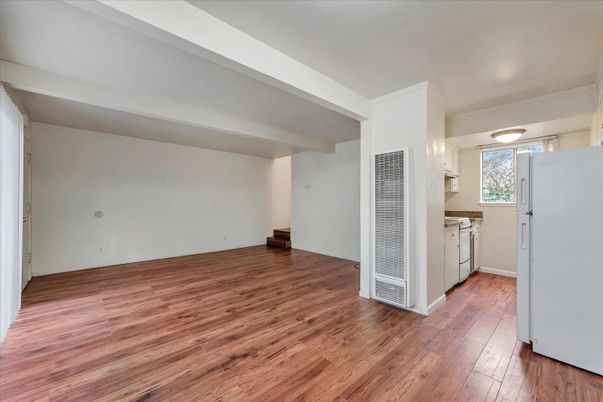 Empty room, Interior, Kitchen, Wood Texture Flooring