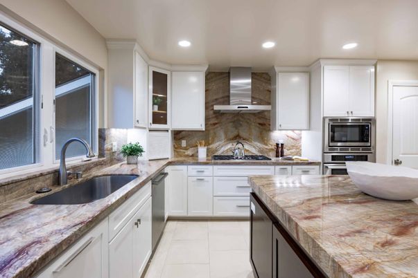 Interior, Kitchen, Recessed Lighting, Stainless Steel Appliances