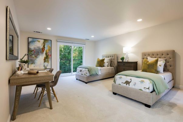 Bedroom, Home Office, Interior, Recessed Lighting