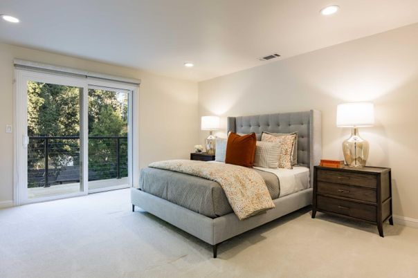 Bedroom, Interior, Recessed Lighting