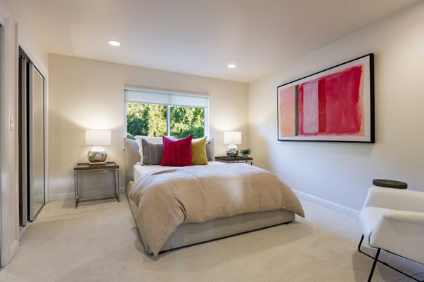 Bedroom, Interior, Recessed Lighting