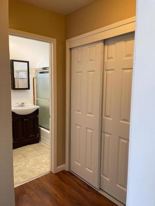Bathroom, Interior, Wood Texture Flooring