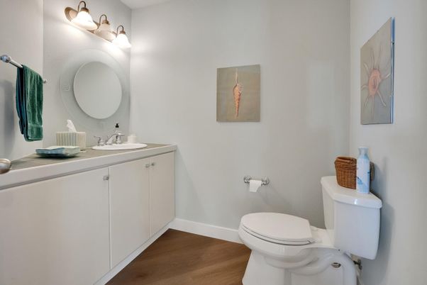 Bathroom, Interior, Wood Texture Flooring