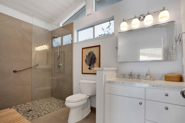 Bathroom, Glass Shower, Interior