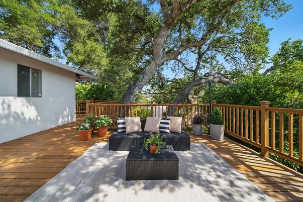 Exterior, Wood Texture Flooring