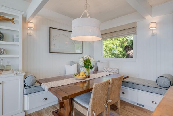 Dining room, Interior, Wood Texture Flooring
