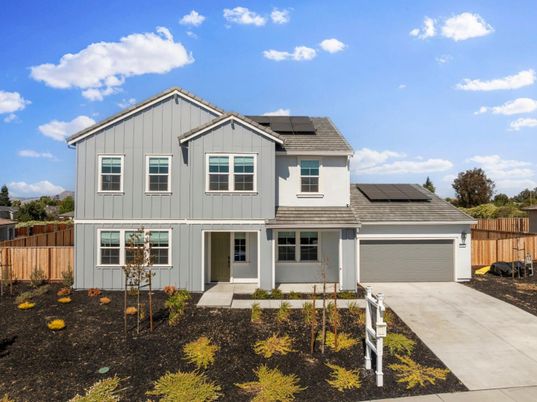 Attached, Exterior, Facade, Solar Panels, Farmhouse
