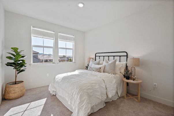 Bedroom, Interior, Recessed Lighting