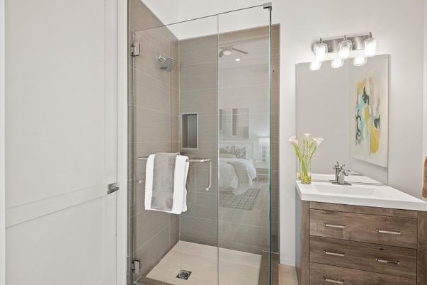 Bathroom, Glass Shower, Interior