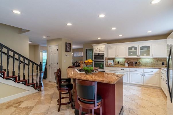 Interior, Kitchen, Recessed Lighting, Stainless Steel Appliances