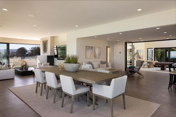 Dining room, Interior, Living room, Recessed Lighting