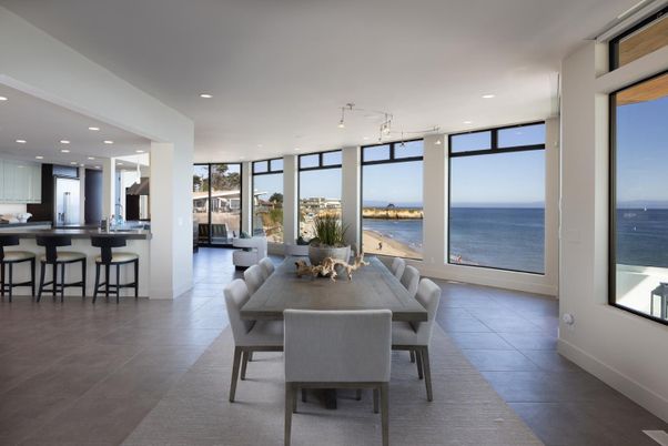 Dining room, Interior, Kitchen, Recessed Lighting, Water