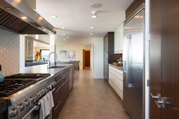 Interior, Kitchen, Recessed Lighting, Stainless Steel Appliances