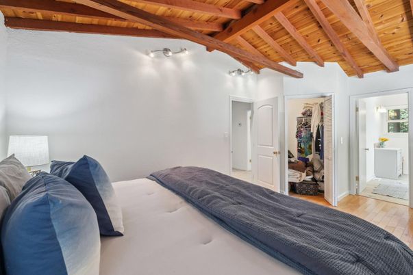 Bedroom, Interior, Wooden Beams, Wooden Ceilings, Wood Texture Flooring