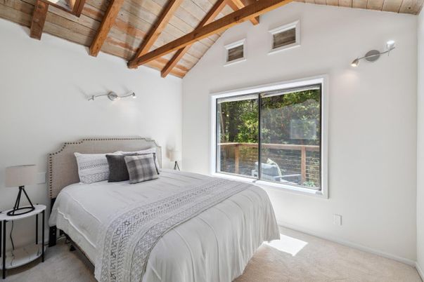 Bedroom, Interior, Wooden Beams, Wooden Ceilings