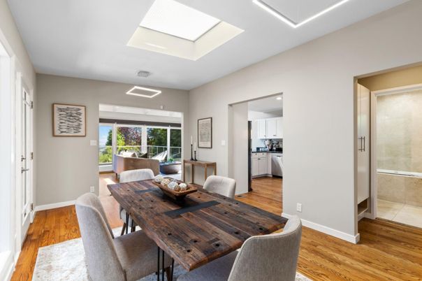 Dining room, Interior, Kitchen, Wood Texture Flooring