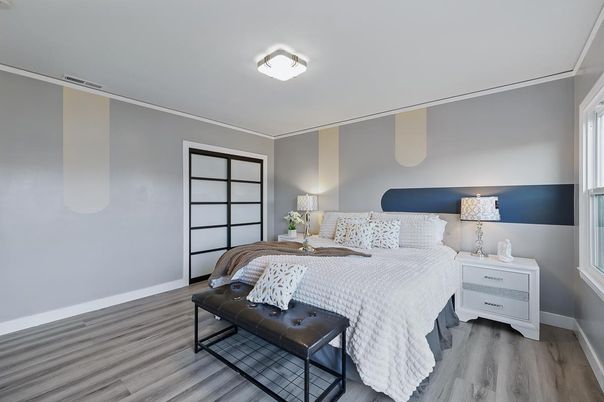 Bedroom, Interior, Wood Texture Flooring