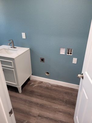 Bathroom, Interior, Wood Texture Flooring