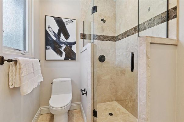 Bathroom, Glass Shower, Interior