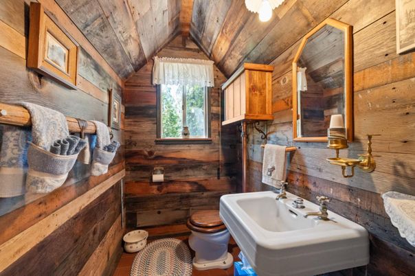 Bathroom, Interior, Wooden Ceilings, Wooden Walls
