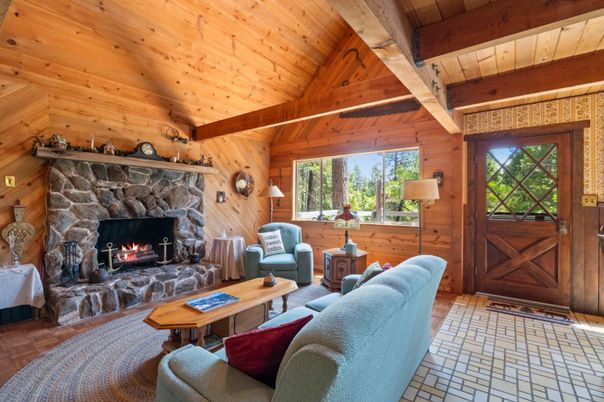 Fireplace, Interior, Living room, Wooden Beams, Wooden Ceilings, Wooden Walls