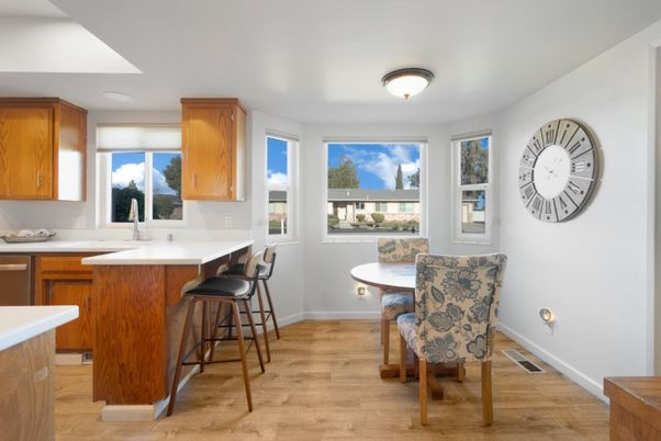 Interior, Kitchen, Wood Texture Flooring