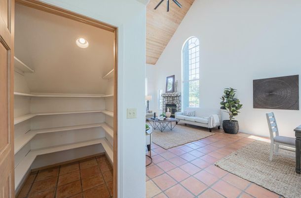 Fireplace, Interior, Living room, Recessed Lighting
