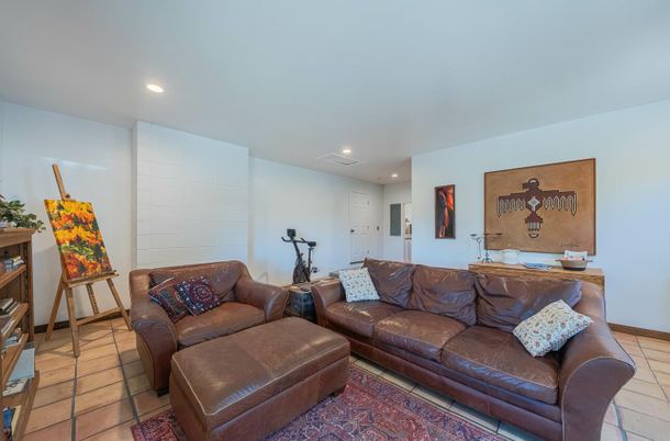 Interior, Living room, Recessed Lighting