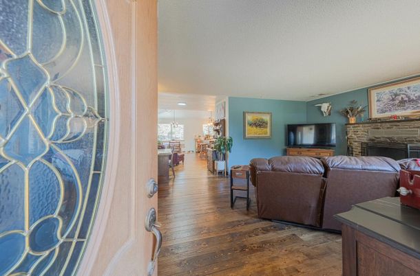 Fireplace, Interior, Living room, Wood Texture Flooring