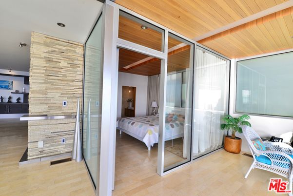Bathroom, Bedroom, Interior, Recessed Lighting, Wooden Ceilings, Wood Texture Flooring