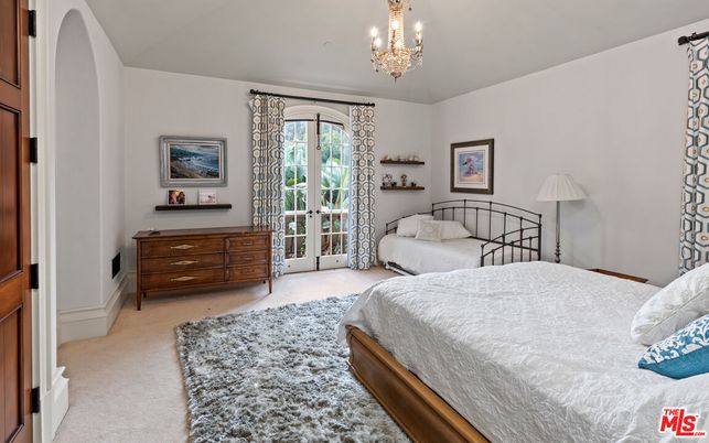 Bedroom, Chandelier, Interior