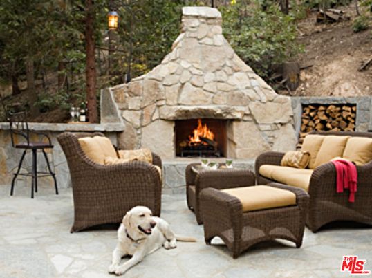 Exterior, Fireplace