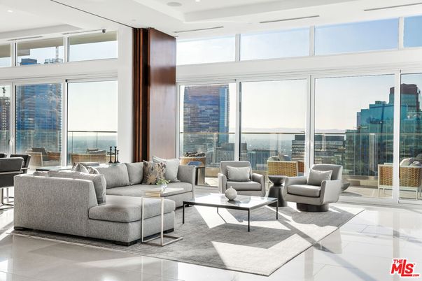Interior, Living room, Marble, Recessed Lighting, Water