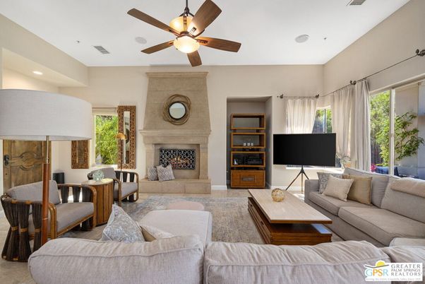 Fireplace, Interior, Living room, Recessed Lighting