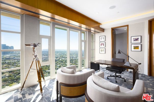 Home Office, Interior, Recessed Lighting